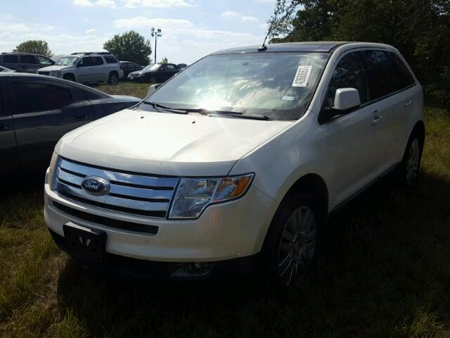 2FMDK39C98BA95464 - 2008 FORD EDGE WHITE photo 2