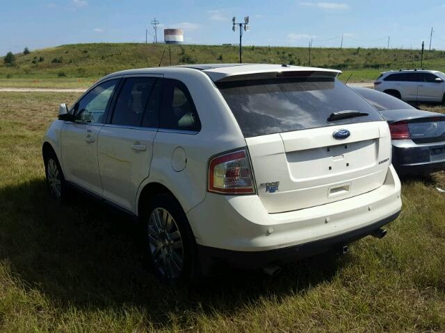 2FMDK39C98BA95464 - 2008 FORD EDGE WHITE photo 3