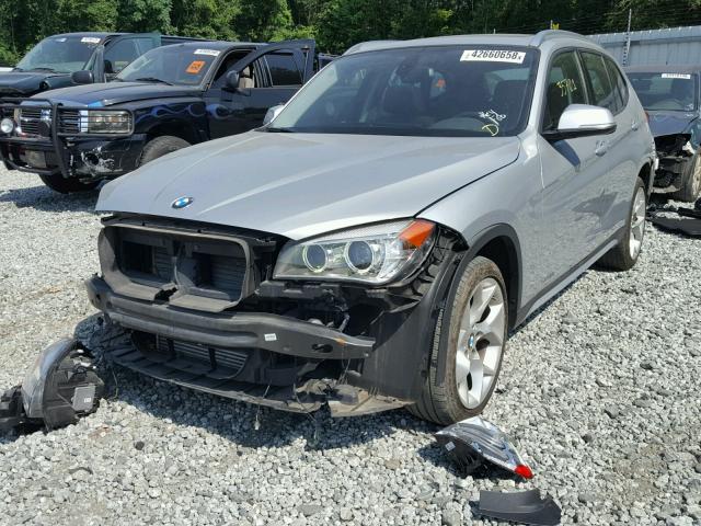 WBAVL1C56FVY35491 - 2015 BMW X1 XDRIVE2 SILVER photo 2