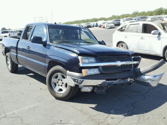 1GCEC19T95Z125727 - 2005 CHEVROLET SILVERADO BLUE photo 1