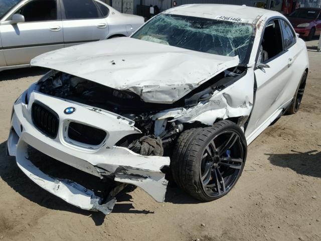 WBS1H9C31HV887798 - 2017 BMW M2 WHITE photo 2