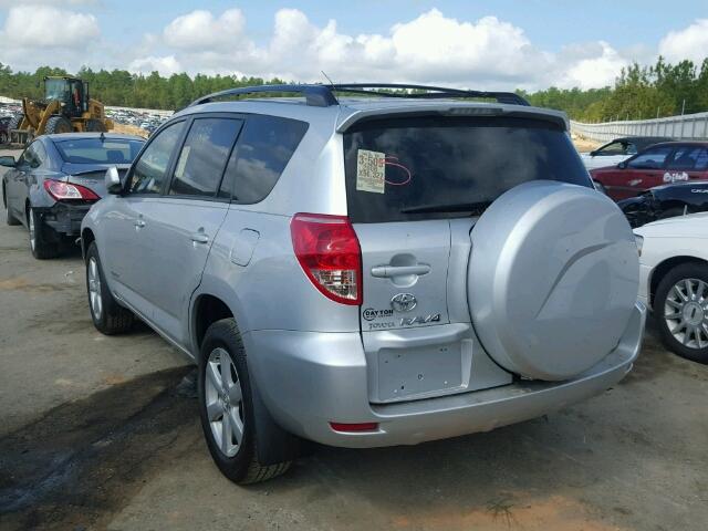 JTMBD31V465046340 - 2006 TOYOTA RAV4 LIMIT SILVER photo 3