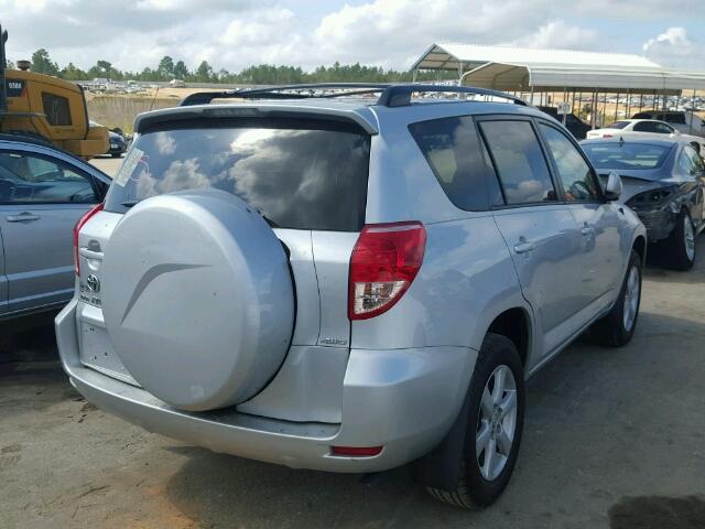 JTMBD31V465046340 - 2006 TOYOTA RAV4 LIMIT SILVER photo 4