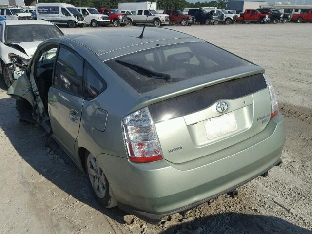 JTDKB20U693515727 - 2009 TOYOTA PRIUS GREEN photo 3