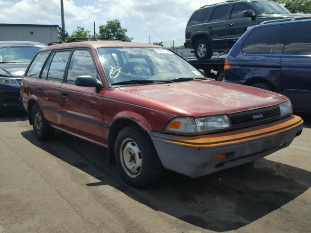 JT2AE94K3L3356637 - 1990 TOYOTA COROLLA DL RED photo 1