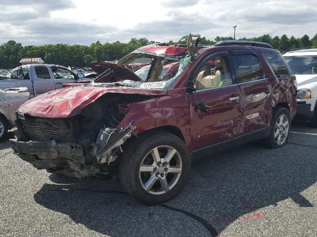 5GZER33777J141723 - 2007 SATURN OUTLOOK SP მუქწითელი ფოტო 2