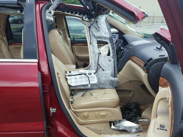 5GZER33777J141723 - 2007 SATURN OUTLOOK SP მუქწითელი ფოტო 5