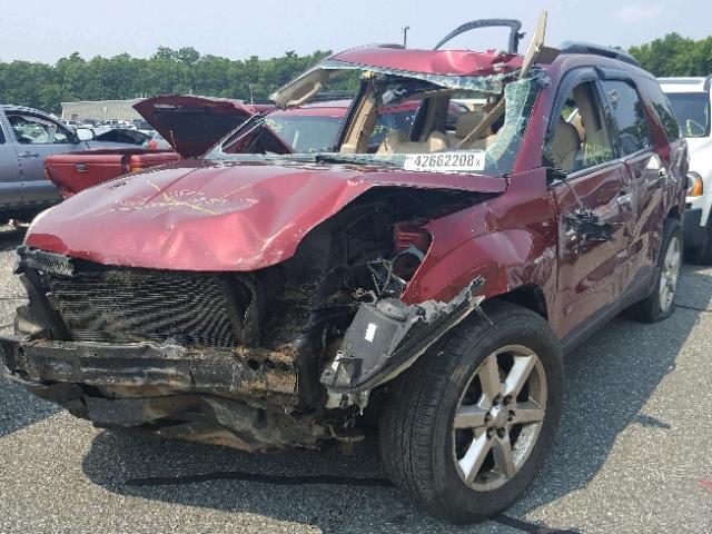 5GZER33777J141723 - 2007 SATURN OUTLOOK SP მუქწითელი ფოტო 9