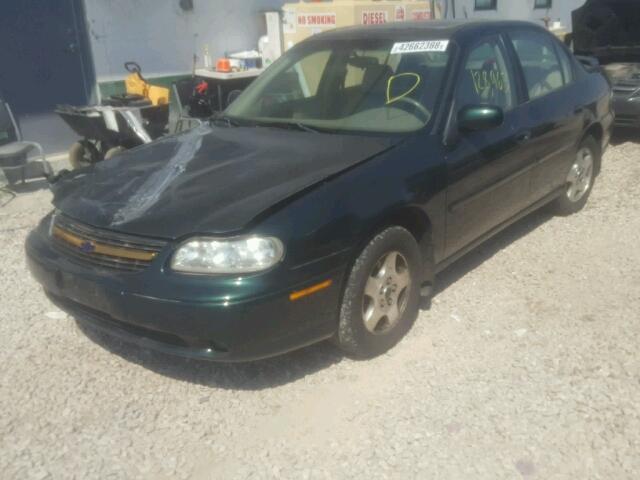 1G1NE52J52M660145 - 2002 CHEVROLET MALIBU LS მწვანე ფოტო 2