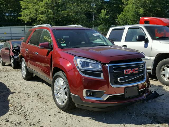 1GKKVRKD2FJ347951 - 2015 GMC ACADIA SLT RED photo 1