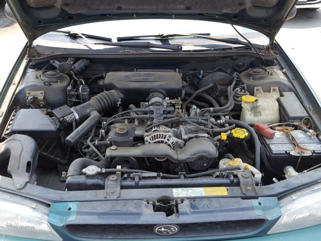 JF1GC4359WG500183 - 1998 SUBARU IMPREZA L GREEN photo 7