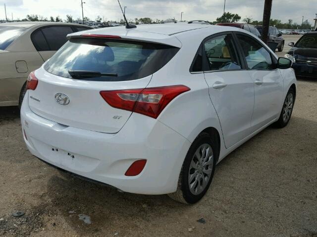 KMHD35LH8GU304912 - 2016 HYUNDAI ELANTRA GT WHITE photo 4