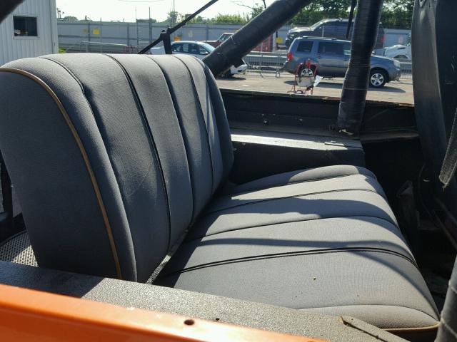 J9F93EH032227 - 1979 JEEP CJ7 ORANGE photo 6