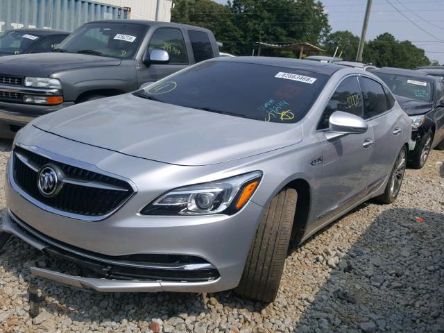 1G4ZP5SS1HU124244 - 2017 BUICK LACROSSE E SILVER photo 2