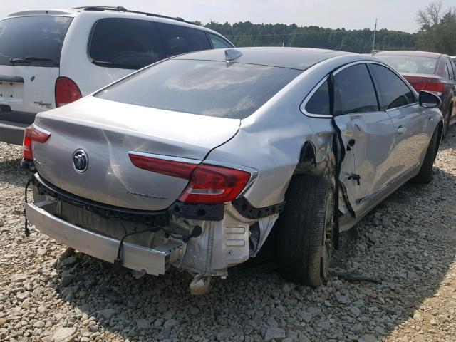 1G4ZP5SS1HU124244 - 2017 BUICK LACROSSE E SILVER photo 4