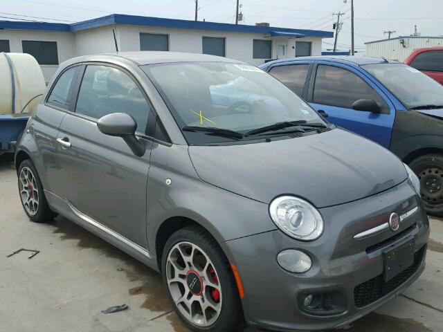 3C3CFFBR3CT123197 - 2012 FIAT 500 SPORT GRAY photo 1