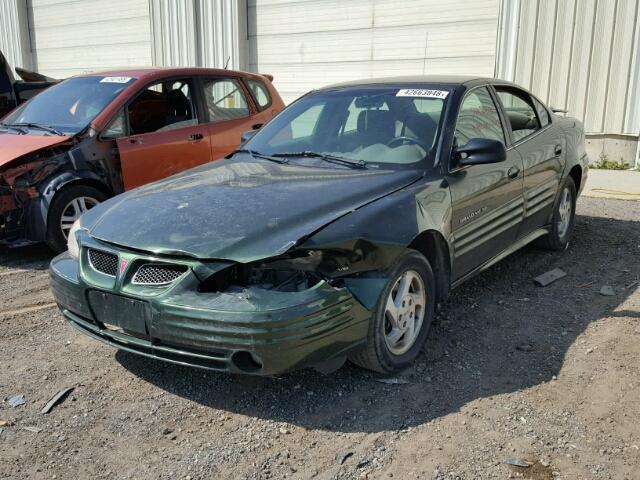 1G2NF52E5YM831013 - 2000 PONTIAC GRAND AM S GREEN photo 2