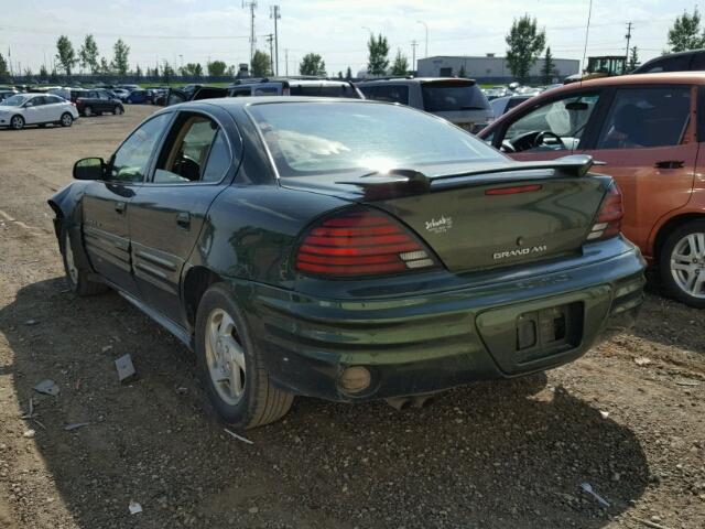 1G2NF52E5YM831013 - 2000 PONTIAC GRAND AM S GREEN photo 3