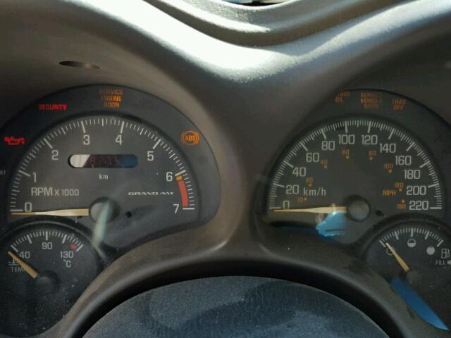 1G2NF52E5YM831013 - 2000 PONTIAC GRAND AM S GREEN photo 8