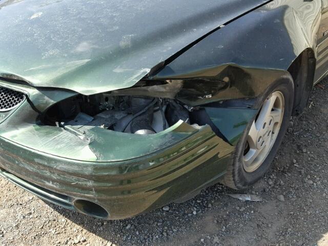 1G2NF52E5YM831013 - 2000 PONTIAC GRAND AM S GREEN photo 9