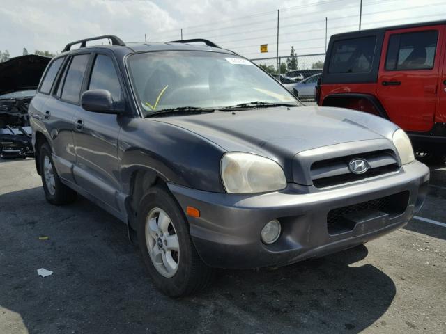 KM8SC13D96U104245 - 2006 HYUNDAI SANTA FE G BLUE photo 1