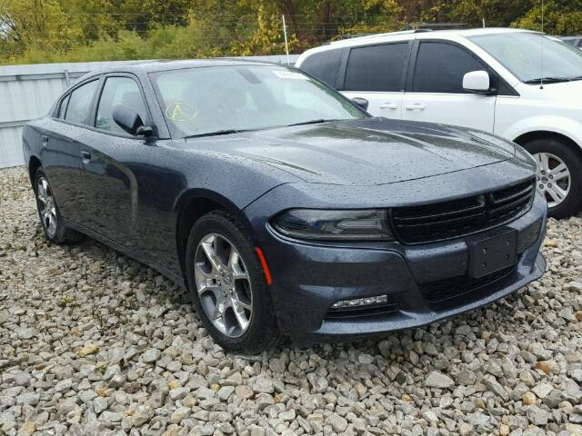 2C3CDXJGXGH160676 - 2016 DODGE CHARGER SX GRAY photo 1