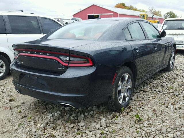 2C3CDXJGXGH160676 - 2016 DODGE CHARGER SX GRAY photo 4