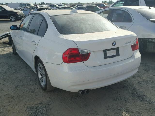 WBAVC53528FZ83223 - 2008 BMW 328 I SULE WHITE photo 3