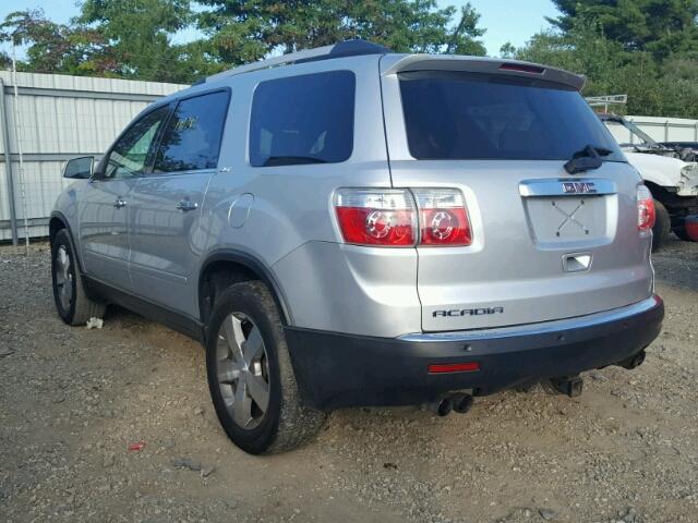 1GKLRMED3AJ238320 - 2010 GMC ACADIA SLT SILVER photo 3