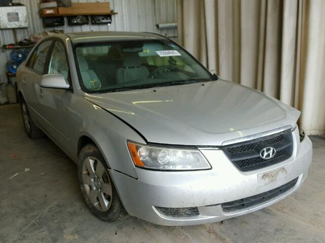 5NPET46C08H314316 - 2008 HYUNDAI SONATA SILVER photo 1