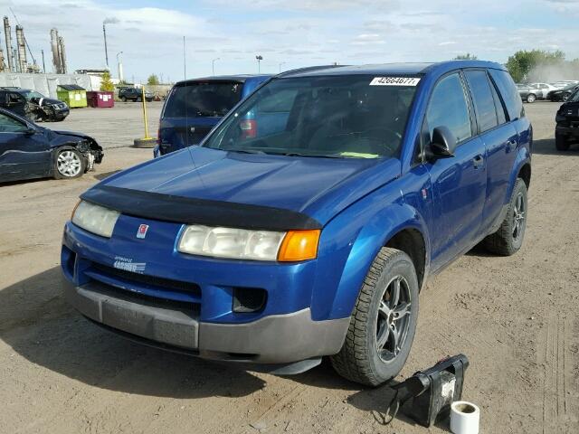 5GZCZ23D85S836727 - 2005 SATURN VUE BLUE photo 2