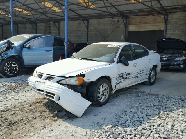 1G2NF52E12C103086 - 2002 PONTIAC GRAND AM S 白色 照片 2