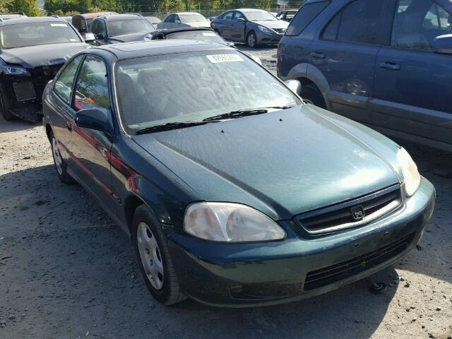 1HGEJ8248YL106886 - 2000 HONDA CIVIC EX GREEN photo 1