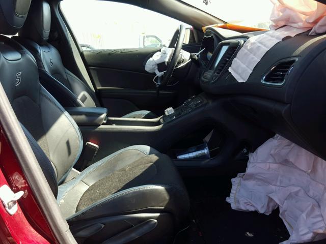 1C3CCCBB4FN566473 - 2015 CHRYSLER 200 S 红色 照片 5