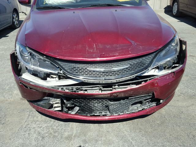 1C3CCCBB4FN566473 - 2015 CHRYSLER 200 S 红色 照片 9
