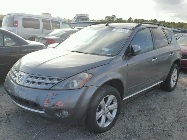 JN8AZ08W26W508600 - 2006 NISSAN MURANO GRAY photo 2