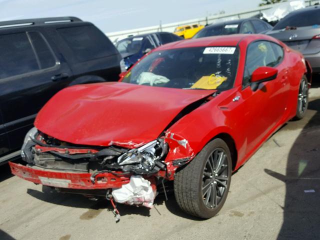 JF1ZNAA14D1711969 - 2013 SCION FRS RED photo 2