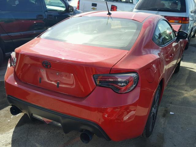 JF1ZNAA14D1711969 - 2013 SCION FRS RED photo 4