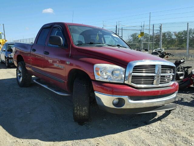 1D7HU18227J510976 - 2007 DODGE RAM 1500 S RED photo 1