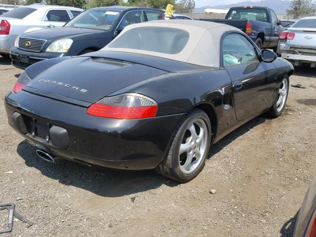 WP0CA2985VS623284 - 1997 PORSCHE BOXSTER BLACK photo 4