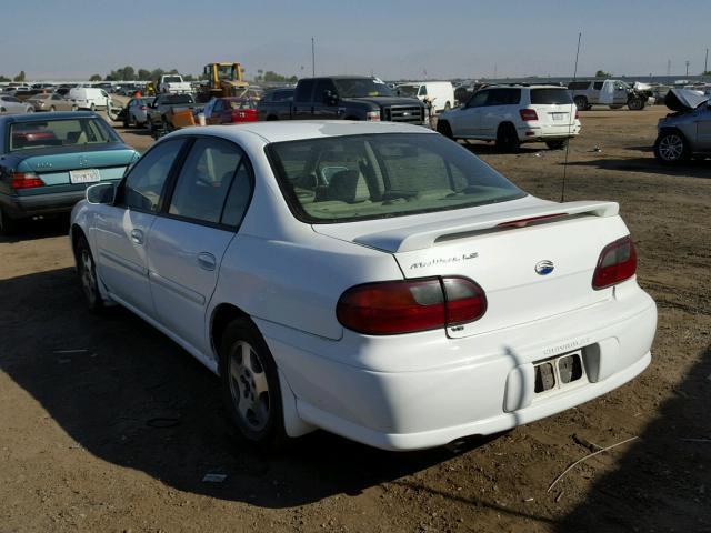 1G1NE52J52M646116 - 2002 CHEVROLET MALIBU LS WHITE photo 3