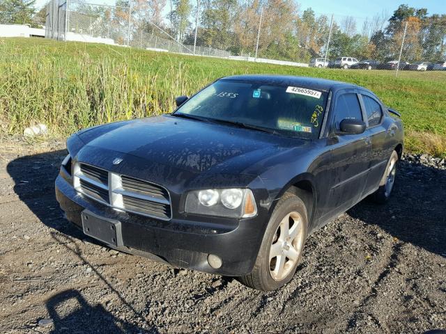 2B3LK33V59H554273 - 2009 DODGE CHARGER BLACK photo 2