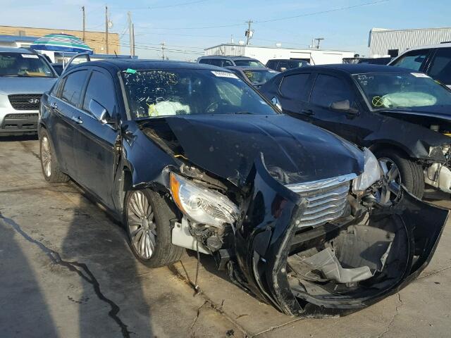 1C3BC2FG5BN562891 - 2011 CHRYSLER 200 LIMITE BLACK photo 1