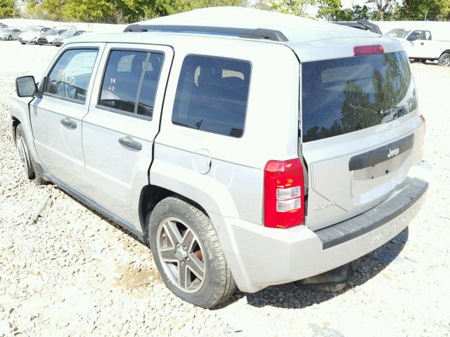 1J4FF28B29D129884 - 2009 JEEP PATRIOT SP SILVER photo 3