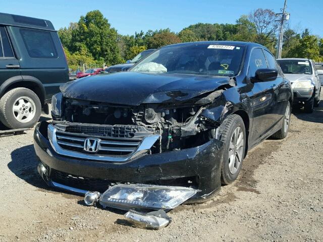 1HGCR2F39DA230511 - 2013 HONDA ACCORD LX BLACK photo 2