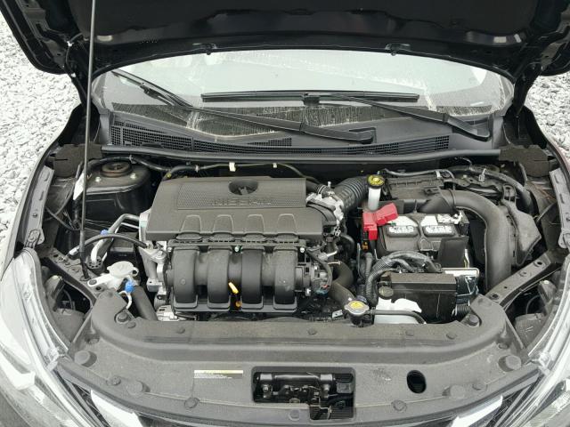 3N1AB7AP0HY250040 - 2017 NISSAN SENTRA BLACK photo 7