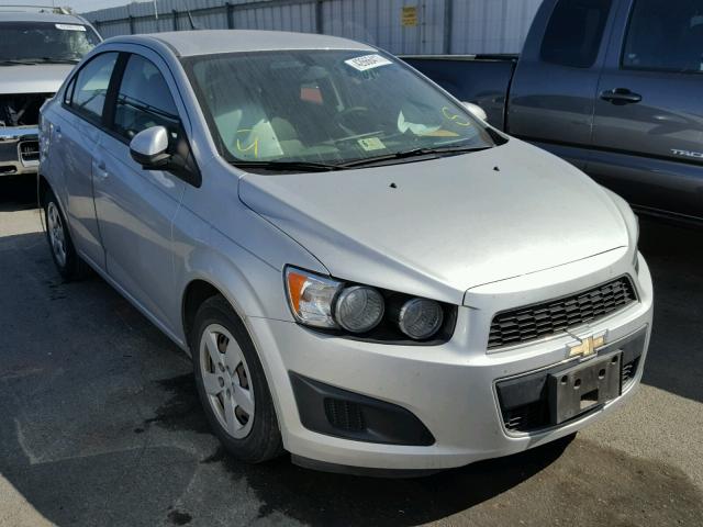 1G1JA5SH1E4215414 - 2014 CHEVROLET SONIC LS SILVER photo 1