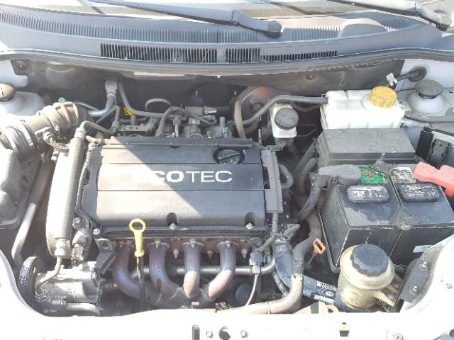 KL1TD56E79B380464 - 2009 CHEVROLET AVEO LS SILVER photo 7