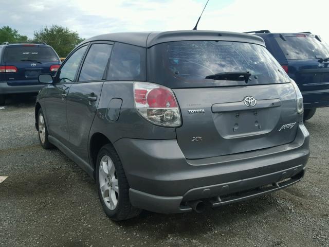 2T1KR32E47C628605 - 2007 TOYOTA COROLLA MA GRAY photo 3