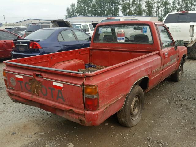 JT4RN50R6H5110411 - 1987 TOYOTA PICKUP 1/2 RED photo 4